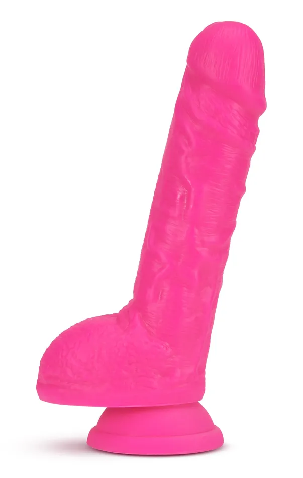 Blush Dildos | Neo - 9 Inch Dual Density Dildo - Neon Blush Dildos | Neo - 9 Inch Dual Density Dildo - Neon