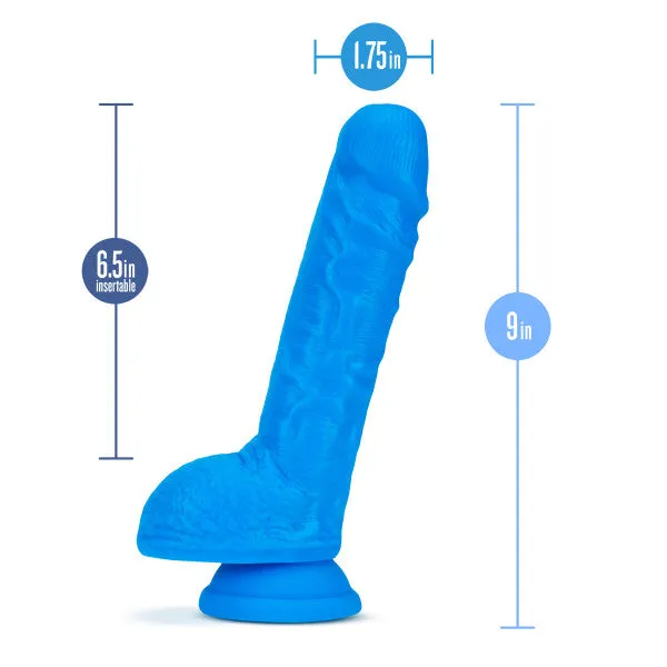Blush Dildos | Neo - 9 Inch Dual Density Dildo - Neon Blush Dildos | Neo - 9 Inch Dual Density Dildo - Neon