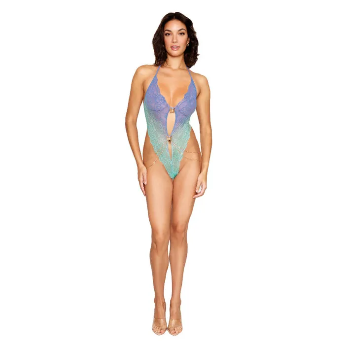 Teddies And Bodies | Teddy - One Size - Lavender Haze/seafoam - Dreamgirl Teddies And Bodies | Teddy - One Size - Lavender Haze/seafoam - Dreamgirl