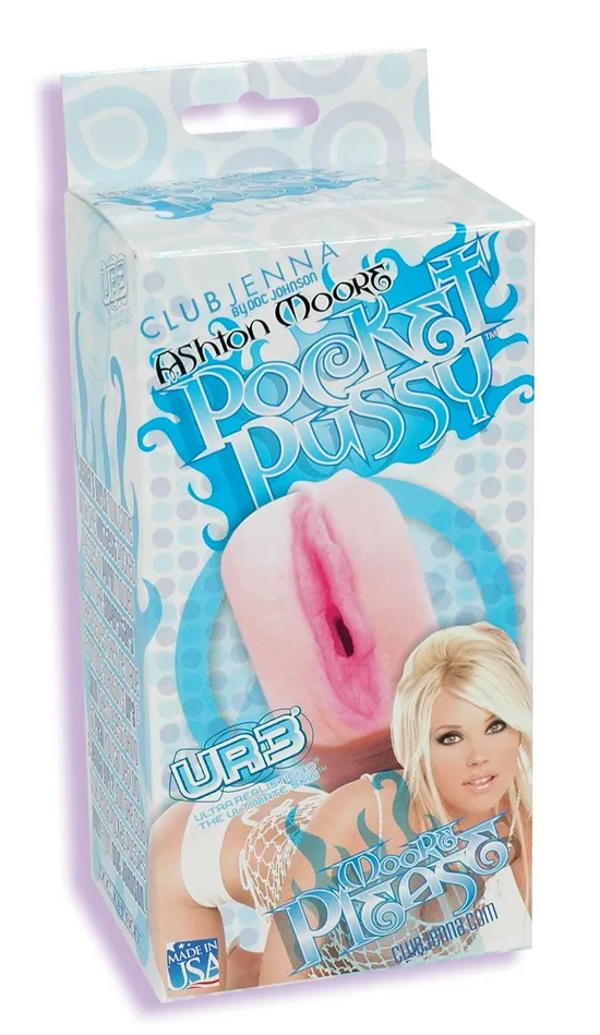 Male Sex Toys Ashton Moore Ultraskyn Pocket Pussy Please Doc Johnson