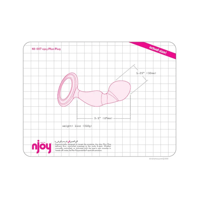 Njoy Njoy Pfun Steel Prostate Massager Male Sex Toys