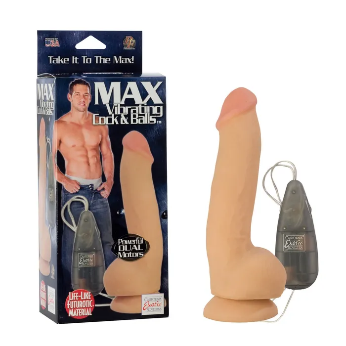 California Exotic Novelties Dildos Max Vibrating Cock Balls