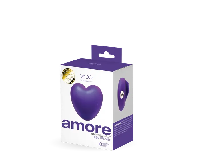 Amore Rechargeable Pleasure Vibe Purple VeDO Vibrators