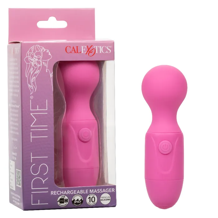 CalExotics Vibrators First Time Rechargeable Massager Pink