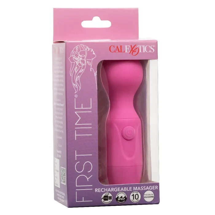 CalExotics Vibrators First Time Rechargeable Massager Pink CalExotics Vibrators First Time Rechargeable Massager Pink