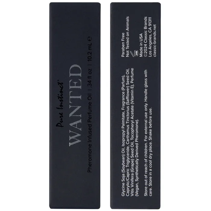 Pure Instinct Pheromone Perfume Oil Wanted 10ml 034oz Classic Brands Couples Pure Instinct Pheromone Perfume Oil Wanted 10ml 034oz Classic Brands Couples