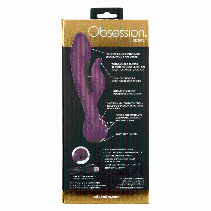 Vibrators Obsession Desire Purple CalExotics Vibrators Obsession Desire Purple CalExotics